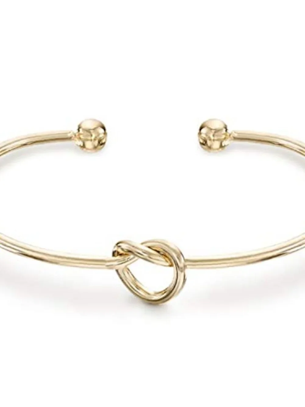 New‎ - 14K Gold Plated Forever Love Knot Infinity Bangle Bracelets for Women